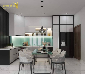 TỦ BẾP NHỰA PICOMAT PHỦ ACRYLIC TBA090