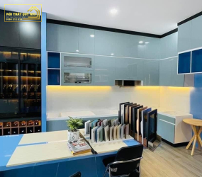 TỦ BẾP NHỰA PICOMAT PHỦ ACRYLIC TBA003