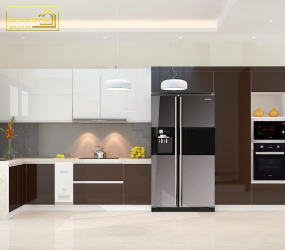 TỦ BẾP NHỰA PICOMAT PHỦ ACRYLIC TBA063