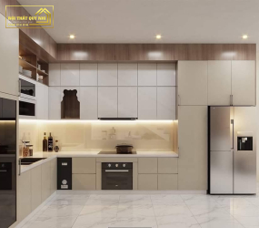TỦ BẾP NHỰA PICOMAT PHỦ ACRYLIC TBA0115