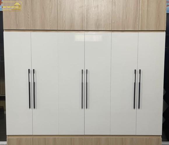 Mẫu Tủ Nhựa 6 Cánh Đẹp NL001